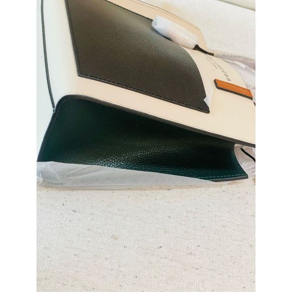 NWT Marc Jacobs Mini Grind Colorblock Leather Tote Bag sandshell multi - Picture 8 of 9